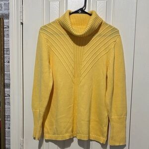 Jillian Nicole Sunny Yellow Turtleneck Sweater